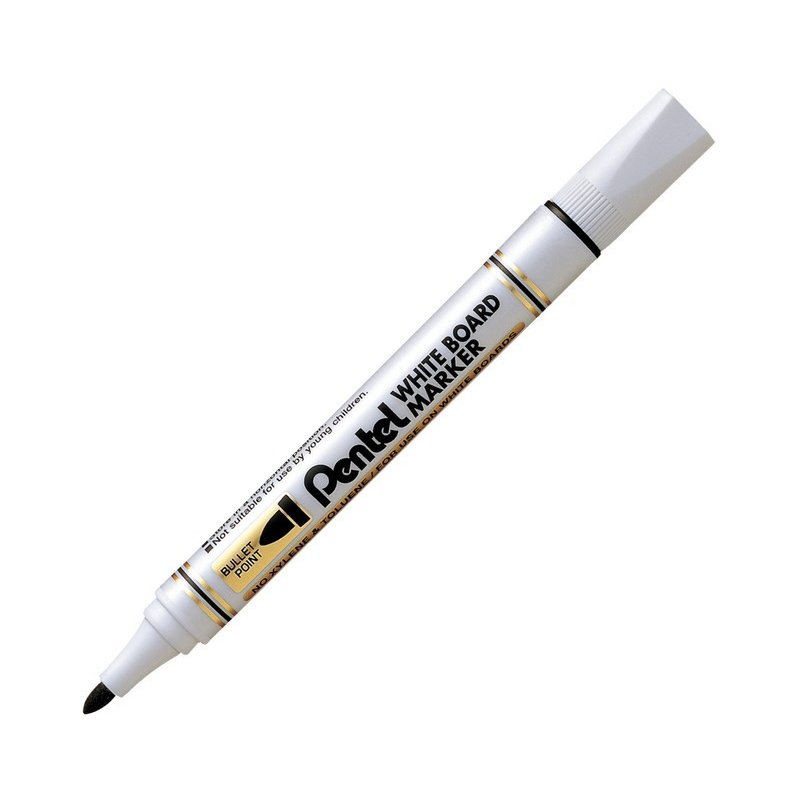 Popisovač Pentel na suché stierateľné tabule MW85 čierny