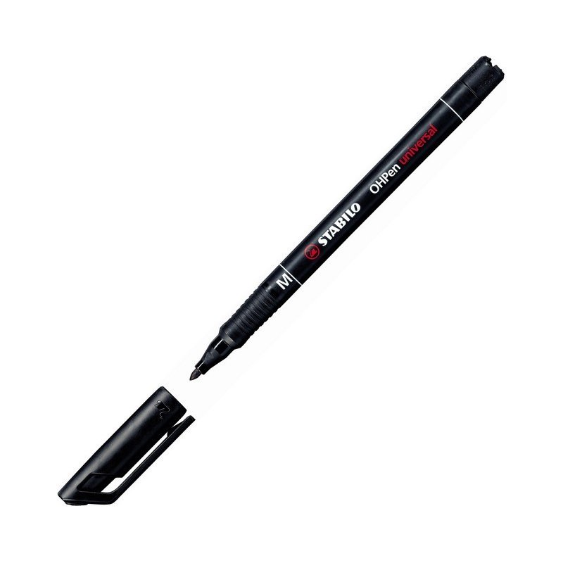 STABILO OHPen Universal M čierne guľôčkové pero