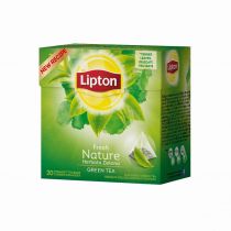 Čaj LIPTON zelené tričko ČERSTVÁ PRÍRODA 20 tor.