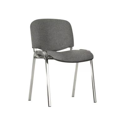 Krzesło Iso Chrome splot szaro-czarny C-73
