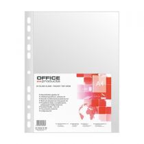 Koszulki na dokumenty Office Products PP krystaliczne A4 40 mic.