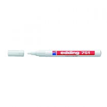 Marker olejowy Edding 751 w aluminiowej obudowie biały
