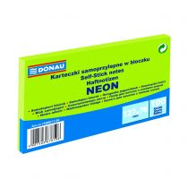 Karteczki samoprzylepne Donau 127 x 76 mm zielony neon