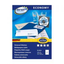 Etikety 210 x 148 mm universal economy Europe 100 od Avery Zweckform