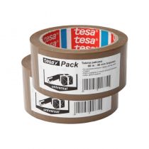 TESA balicí páska hnědá 48mmx66m SOLVENT A'6 Z'36