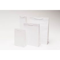 Torba papierowa ECO prestige - BIAŁA - 300x100x400mm  / 50 sztuk