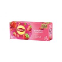 Herbata Lipton Fruits Truskawka i Rabarbar