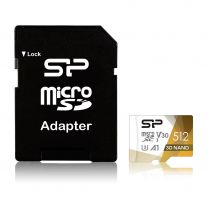 Paměťová karta microSD-SD Silicon Power microSDXC Superior Pro 512GB V30 UHS-1 U3 A1 ADAPTER