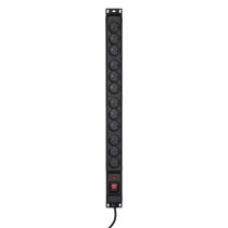 Listwa przeciwprzepięciowa Activejet COMBO/12gn/1,5m/cz (12 x UTE  10 A (2500 W)  1,5m  kolor czarny)