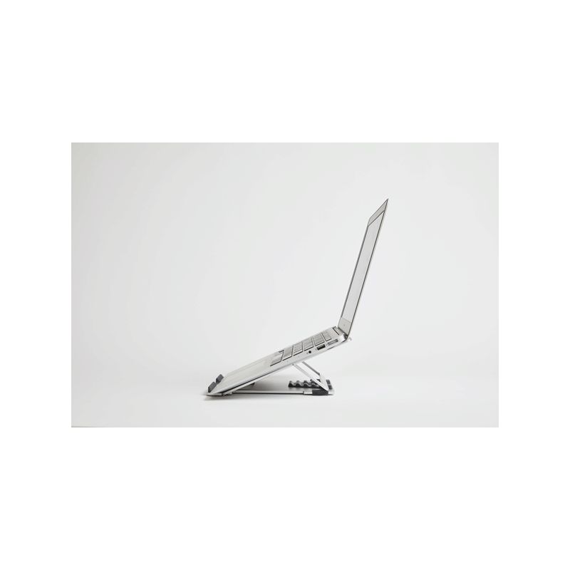 POUT EYES3 ANGLE - Aluminum portable laptop stand grey