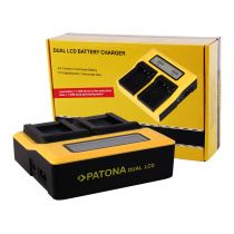 Ładowarka Patona DUAL LCD Fujifilm NP-W126S