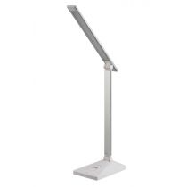 Nowoczesna lampka na biurko LED Activejet PULSAR 2 biała z funkcją szybkiego ładowana bezprzewodowego urządzeń