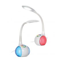 Activejet RAINBOW RGB LED stolní lampa bílá