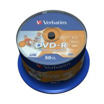 Płyta DVD Verbatim 43533 (4,7GB  16x  50szt.  Cake)