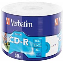 Płyta CD Verbatim 43794 (700MB  52x  50szt.  Spindle)