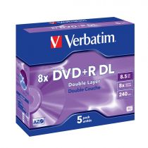Płyta DVD Verbatim 43541 (8,5GB  8x  5szt.  Slim Case)