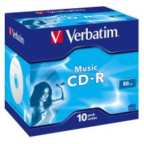 Płyta CD Verbatim 43365 (700MB  4x  10szt.  Jewel Case)