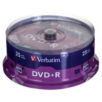 Płyta DVD Verbatim 43500 (4,7GB  16x  25szt.  Cake)