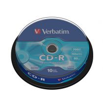Płyta CD Verbatim 43437 (700MB  52x  10szt.  Cake)