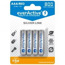 Zestaw akumulatorków everActive EVHRL03-800 (800mAh   Ni-MH LSD)