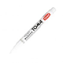 Tom Oil Marker biely okrúhly hrot 1,2 mm TO-441