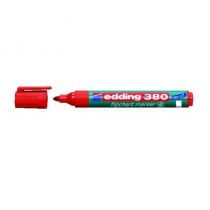 Marker flipchart Edding 380 Czerwony Końcówka Okrągła