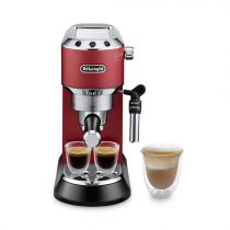 Ekspres kolbowy DeLonghi Dedica Style EC 685.R (1300W  kolor czerwony)