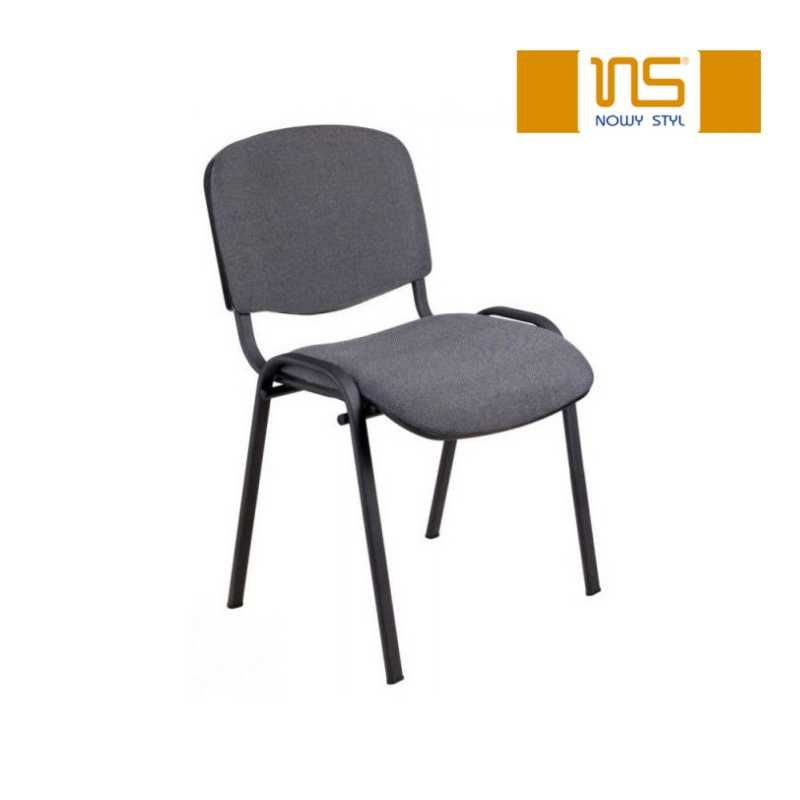 Krzesło NOWY STYL Iso Black splot szaro-czarny C-73