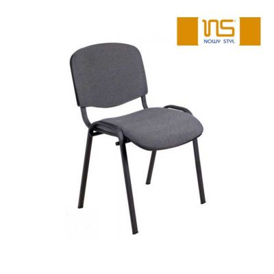 Krzesło NOWY STYL Iso Black splot szaro-czarny C-73