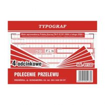 Polecenie przelewu/wpłata gotówki IV A6