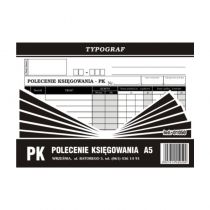 Polecenie księgowania samokopiujące A5