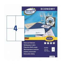 Etikety 105 x 148 mm universal economy Europe 100 od Avery Zweckform