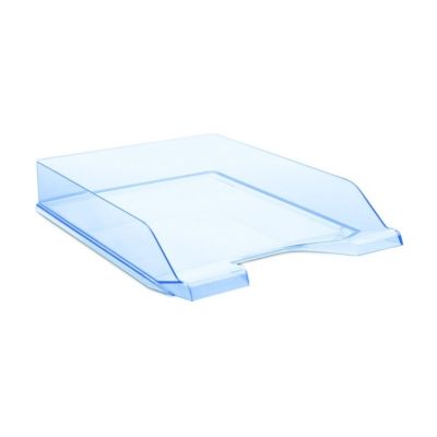 Półka na dokumenty DONAU Standard niebieska transparentna