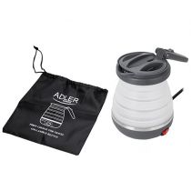 Czajnik elektryczny Adler AD 1279 (750W 0.6l  kolor biały)