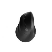NATEC MYSZ WERTYKALNA CRAKE 2 BEZPRZEWODOWA BLUETOOTH 5.0+2.4GHZ 2400DPI DLA LEWORĘCZNYCH CZARNA NMY-2049