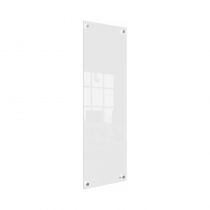 Szklana mała tabliczka suchościeralna podłużna Nobo biała 300 x 900 mm 1915604