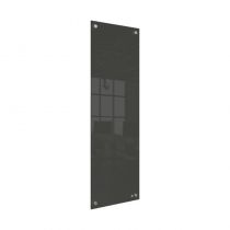 Szklana mała tabliczka suchościeralna podłużna Nobo czarna 300 x 900 mm 1915610