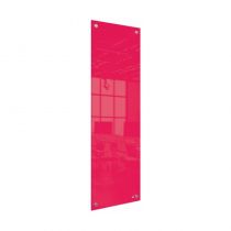 Szklana mała tabliczka suchościeralna podłużna Nobo czerwona 300 x 900 mm 1915606