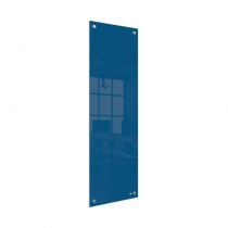 Szklana mała tabliczka suchościeralna podłużna Nobo niebieska 300 x 900 mm 1915608