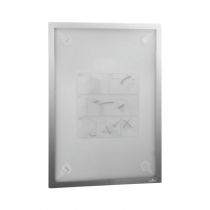 Ramka magnetyczna odklejalna Durable Duraframe Wallpaper A4 srebrna