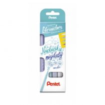 Pisaki pędzelkowe Pentel Brush Sign Pen SES15 Niebieskie migdały 4 kol.