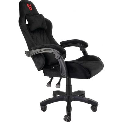 Fotel obrotowy gamingowy HERO POKER ST BLACK ALCANTARA