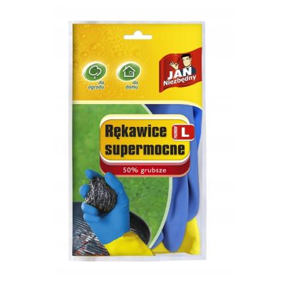 Rękawice gumowe Jan Niezbędny Supermocne roz. M